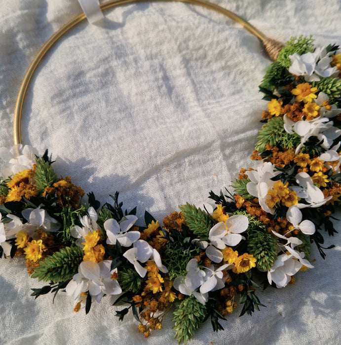 Trockenblumen-kranz "Flower Hoop"