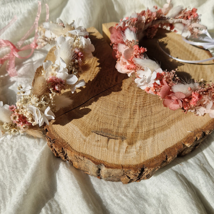 Haarkranz aus Trockenblumen