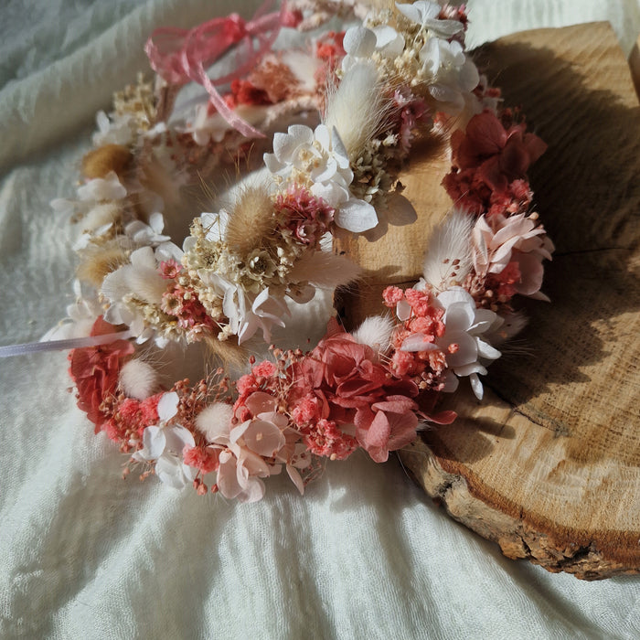 Haarkranz aus Trockenblumen