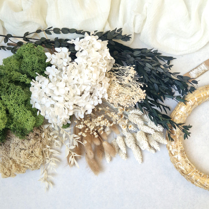 DIY-Set Frühlingskranz "Zeitlos Schön"