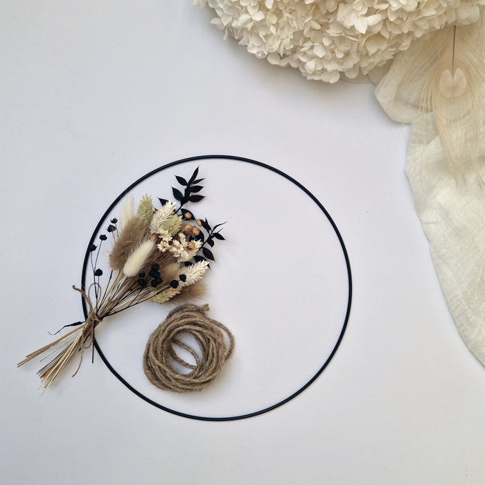 DIY-Set Trockenblumen-kranz Classic