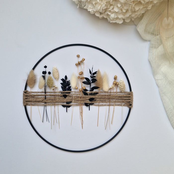 DIY-Set Trockenblumen-kranz Classic